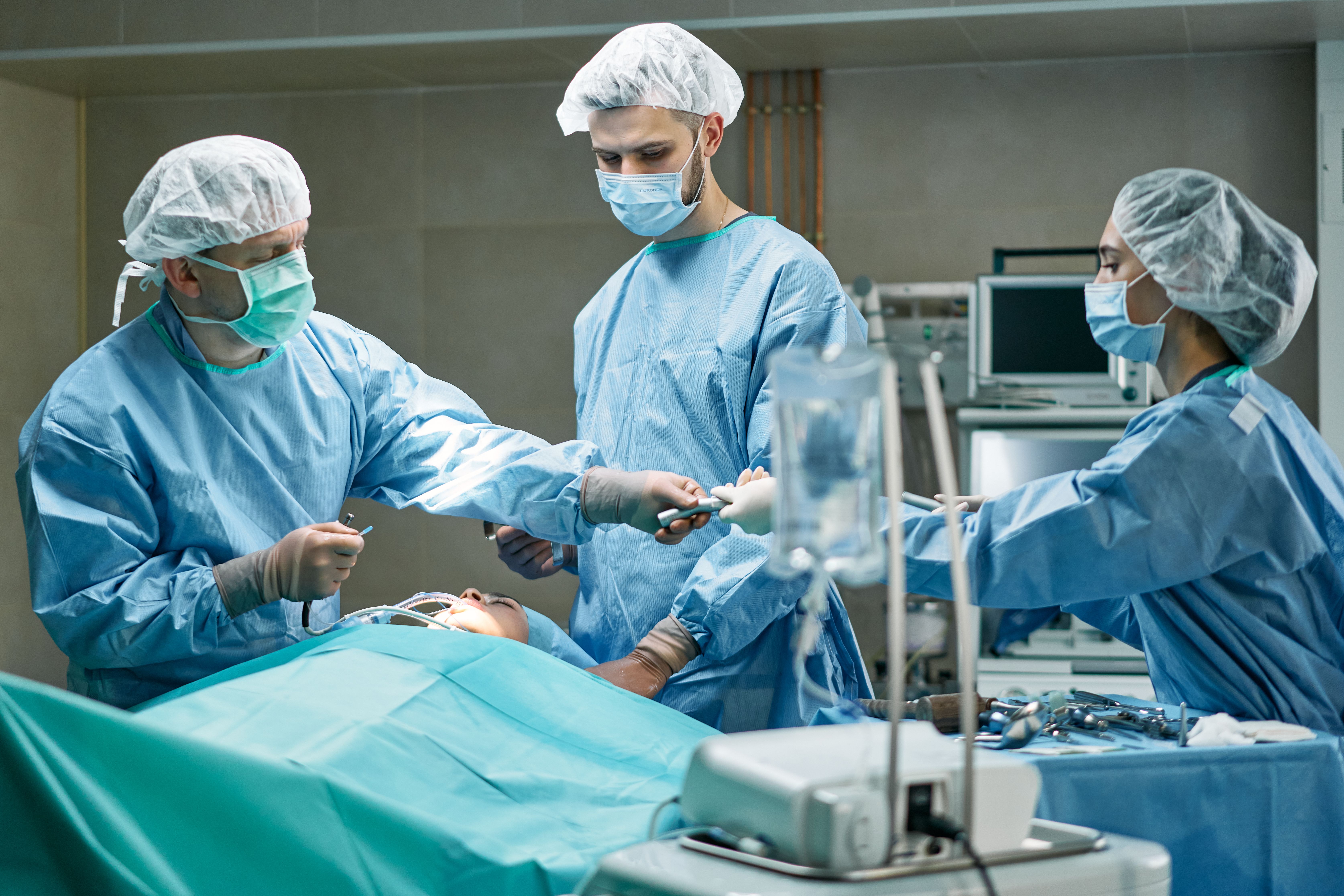 Operating room medical team