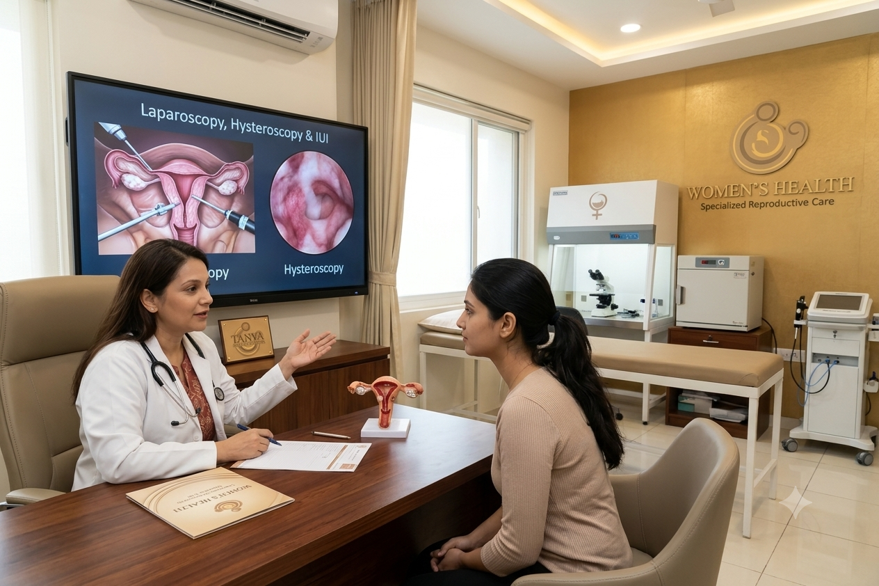 Laparoscopy Hysteroscopy and IUI